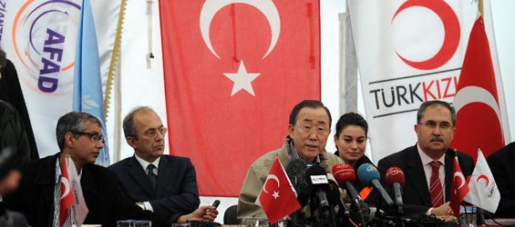 UN Chief arrives in Turkey for talks on Syria - ảnh 1